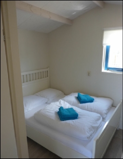 interieur vakantiehuisje aan zee