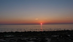zonsondergang strand Dishoek